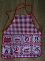 keukenschort rood/wit nieuw, Ophalen of Verzenden, Nieuw, Rood, Schort