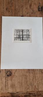 Pentekening Landschap, Antiek en Kunst, Ophalen of Verzenden