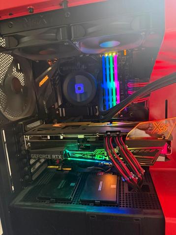 Game PC RTX3070 itel i59600k 32gb RAM watergekoeld beschikbaar voor biedingen