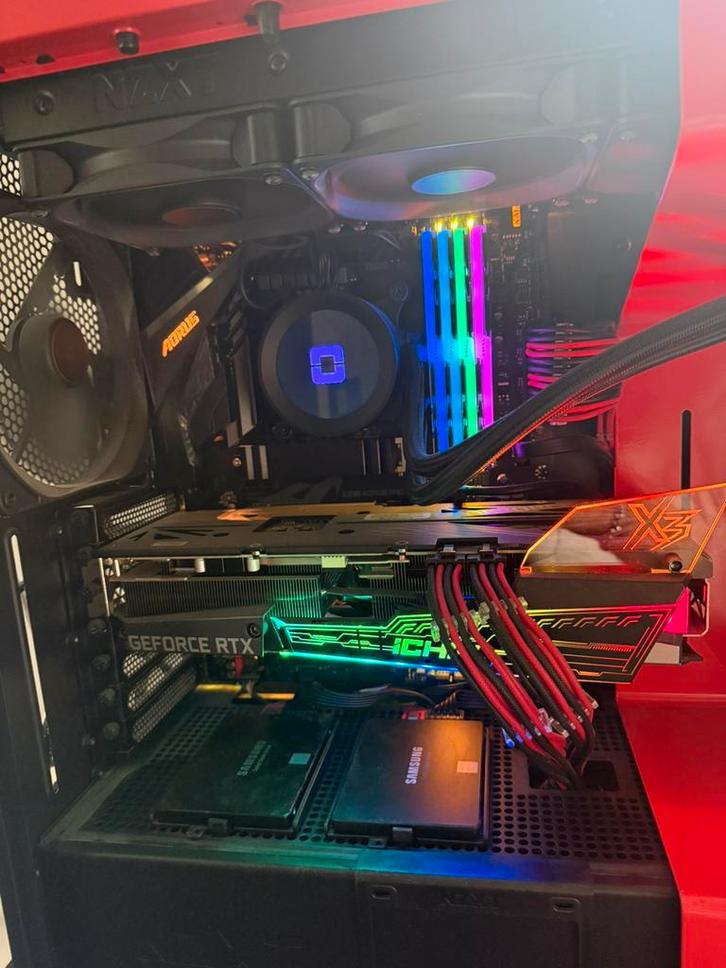 Game PC RTX3070 itel i59600k 32gb RAM watergekoeld, Computers en Software, Desktop Pc's, Zo goed als nieuw, 3 tot 4 Ghz, SSD, 32 GB