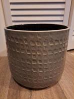 (twv €32) Nieuwe Mica Floyd bloempot plantenpot grey, Rond, Nieuw, Aardewerk, Tuin