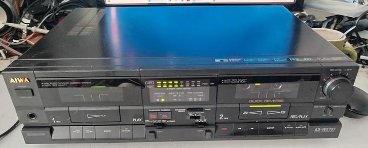 Aiwa Ad-wx707, Audio, Tv en Foto, Cassettedecks, Overige merken, Ophalen of Verzenden