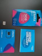 Lebara simkaart, Telecommunicatie, Prepaidkaarten en Simkaarten, Ophalen of Verzenden, Zo goed als nieuw, Overige providers