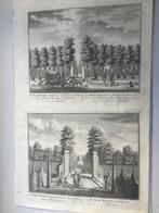 Amsterdam, Watergraafsmeer, Middelweg/Ringdijk, e.o., 1768., Antiek en Kunst, Kunst | Etsen en Gravures, Verzenden