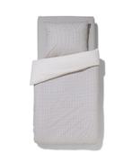 1-persoons dekbedovertrek 140x200/220 cm 100% katoen - Hema, Gebruikt, Dekbedovertrek, Ophalen of Verzenden, Overige kleuren