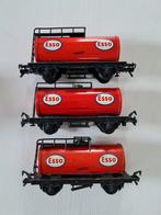 8 Fleischmann H0 Esso ketelwagons 5030, Hobby en Vrije tijd, Modeltreinen | N-Spoor, Gebruikt, Gelijkstroom, Fleischmann, Wagon