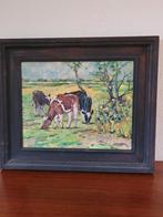 koeien olieverfschilderij, Ophalen