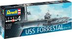 Revell RV05156 12 modelbouwset USS Forrestal schaal 1:542, Ophalen of Verzenden, Nieuw, 1:200 of kleiner, Revell