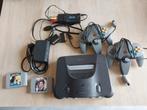Nintendo 64, Spelcomputers en Games, Spelcomputers | Nintendo 64, Ophalen of Verzenden, Zo goed als nieuw, Met 2 controllers