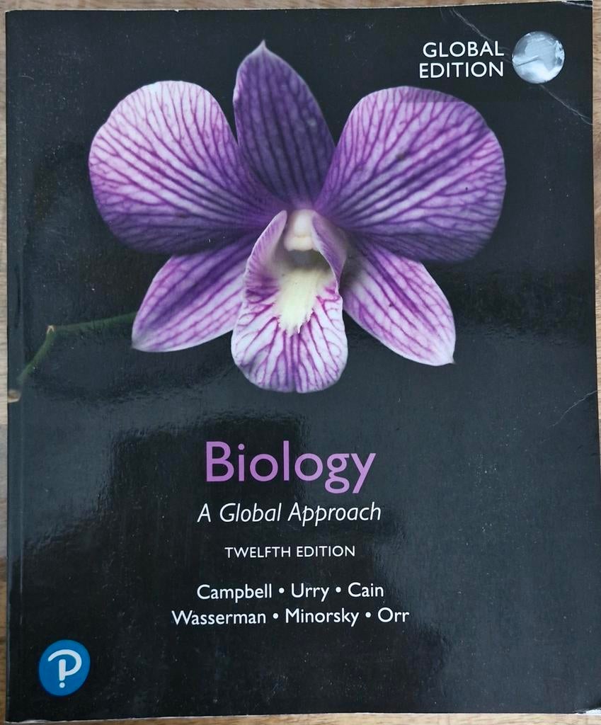 Biologie: A Global Approach - Campbell et al., Boeken, Zo goed als nieuw, Campbell, Urry, Cain, Wasserman, Minorsky, Orr, Beta