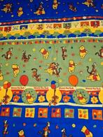 Winnie de Pooh stof, 120 cm of meer, Katoen, Verzenden, Blauw