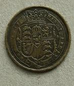 Engeland, 1 shilling 1819. Eigentijdse vervalsing., Ophalen of Verzenden, Overige materialen, Buitenland