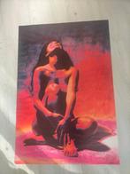 psychedelic girl poster, Rechthoekig Staand, Ophalen of Verzenden, Zo goed als nieuw, A1 t/m A3