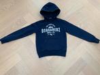 ZGAN: blauwe capuchontrui / hoodie van Dsquared maat 12 jaar, Trui of Vest, Dsquared2, Ophalen of Verzenden, Zo goed als nieuw