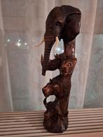 Afrikaanse dieren figuren uit hout gesneden, Ophalen of Verzenden