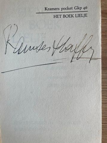 Het Boek Lielje - Ramses Shaffy (Gesigneerd) beschikbaar voor biedingen