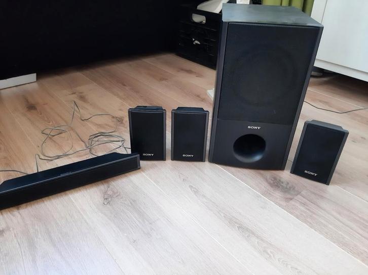 Sony 5.1 Surround Systeem, Audio, Tv en Foto, Home Cinema-sets, Gebruikt, Overige spelers, 5.1-systeem, 40 tot 70 watt, Sony, Ophalen of Verzenden