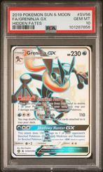 Greninja SV56 PSA 10 Hidden Fates, Ophalen of Verzenden, Zo goed als nieuw
