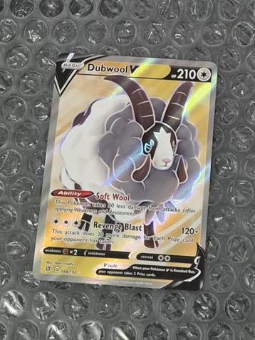 Full Art Dubwool V 188/192 Rebel Clash Sword & Shield beschikbaar voor biedingen