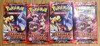 4 Pokémon boosters Destined Rivals, Ophalen of Verzenden, Nieuw, Booster