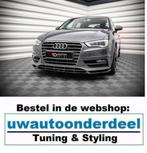 Maxton Spoiler Lip Splitter Voor Audi A3 Sportback Standaard, Ophalen of Verzenden