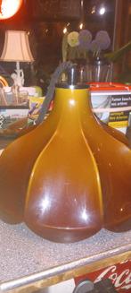 Vintage Hanglamp Bruin/Geel, Huis en Inrichting, Lampen | Hanglampen, Ophalen of Verzenden