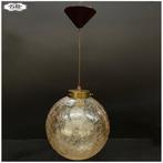 Vintage hlazen blollamp Lamp Hanglamp, Ophalen, Vintage Midcentury, Nb, Nb