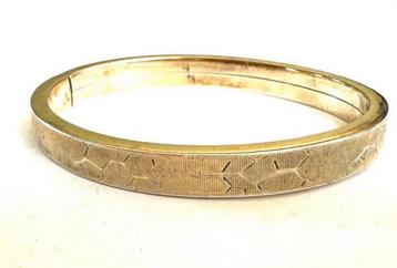 Antieke zilveren vergulde vermeil armband beschikbaar voor biedingen