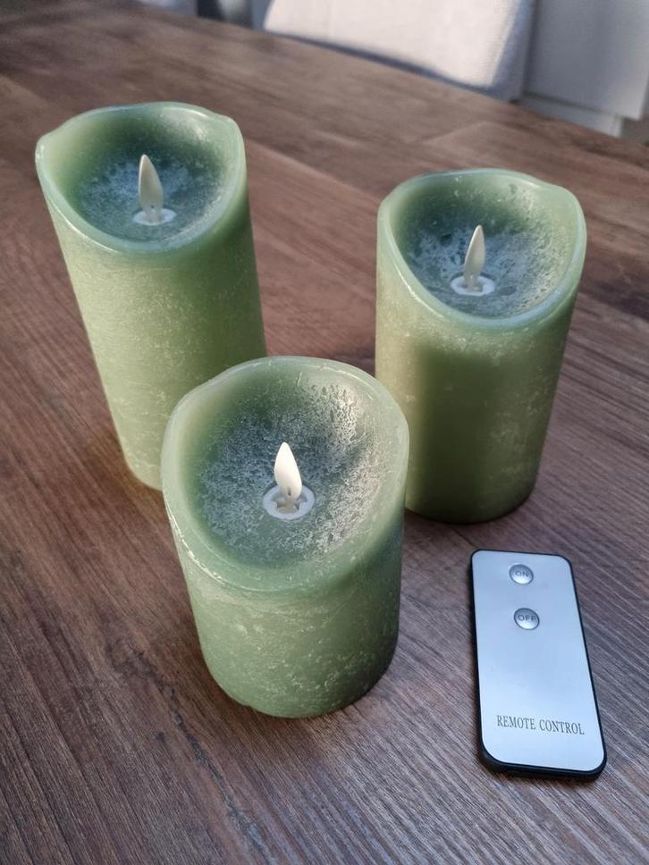 Anna's Collection LED kaarsen met afstandsbediening, Huis en Inrichting, Woonaccessoires | Kandelaars en Kaarsen, Zo goed als nieuw