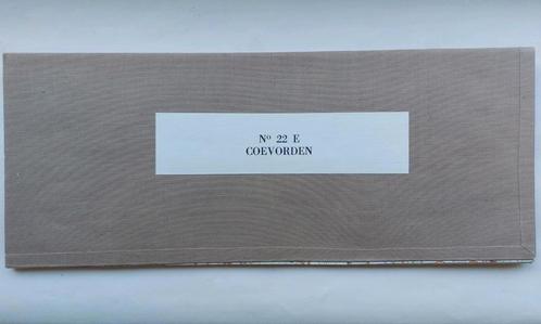 22E stafkaart uit 1963 Coevorden met Dalen Gramsbergen Krim, Boeken, Atlassen en Landkaarten, Zo goed als nieuw, Landkaart, Nederland