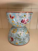 Pip Studio servies 2 kommen 18 cm Chinese Rose blauw, Verzenden, Overige typen, Zo goed als nieuw, Overige stijlen