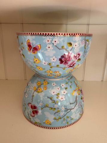Pip Studio servies 2 kommen 18 cm Chinese Rose blauw beschikbaar voor biedingen