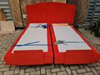 Ergosleep elektrisch verstelbaar boxspring met achterbord, Ophalen, Gebruikt, 210 cm, Tweepersoons