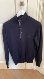 Armani Jeans casual schipperstrui zipper met knopen maat S, Kleding | Heren, Ophalen of Verzenden, Zo goed als nieuw, Blauw