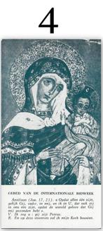 Bp04 devotie prentje gebed internationale bidweek, Verzenden, Zo goed als nieuw, Kaart of Prent