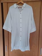 Witte lange blouse/tuniek maat 48, Ophalen of Verzenden, Zo goed als nieuw, Wit, Blouse of Tuniek