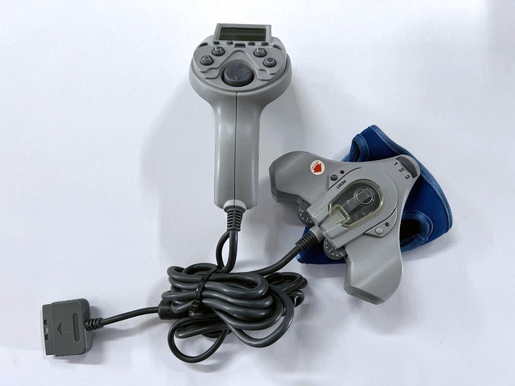 Gamester Evolution Motion Sensitive PS1 Controller, 1 speler, Racen en Vliegen, Refurbished, Eén computer