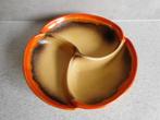 Snackschaal 20 cm. Majolica Geel Bruin SMF Deisign Schramber, Antiek en Kunst, Antiek | Keramiek en Aardewerk, Ophalen of Verzenden