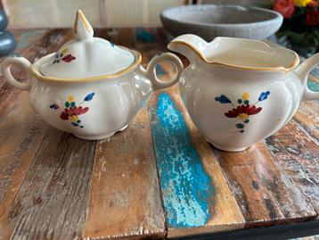 Regina Gouda Vintage/Brocante suiker&melk set beschikbaar voor biedingen