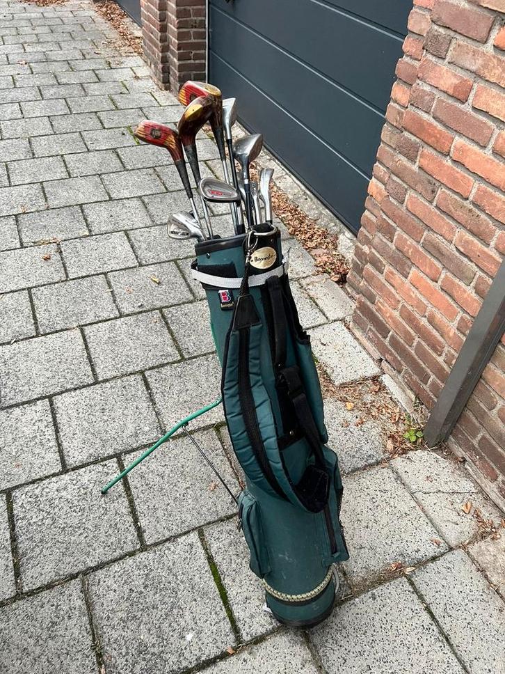 Vintage Golfclubs Set met Bennington Tas, Sport en Fitness, Golf, Gebruikt, Set, Overige merken, Ophalen of Verzenden