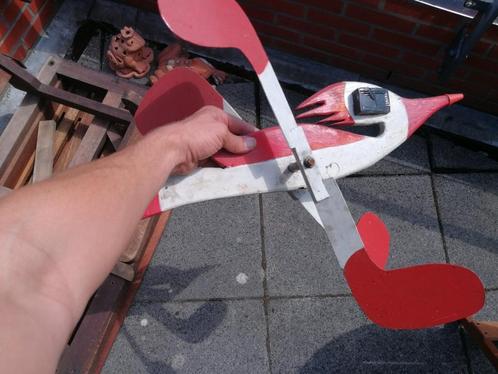 Windwijzer op statief.  De wind eend is 61 cm lang x 15 cm h, Tuin en Terras, Windwijzers en Windmolens, Gebruikt, Ophalen of Verzenden