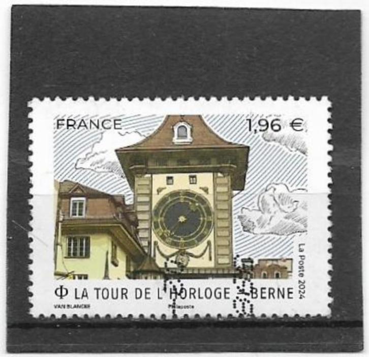 Frankrijk 2024 Berne - La Tour de l'Horloge €1,96, Postzegels en Munten, Postzegels | Europa | Frankrijk, Gestempeld, Verzenden