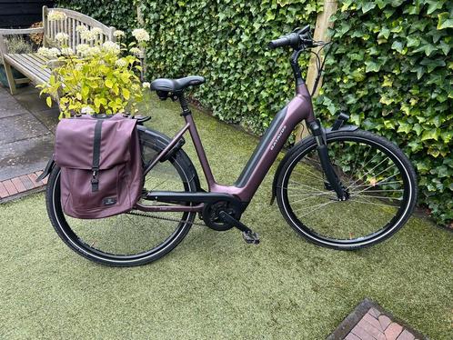 Batavus Finez E-go Sangria mat, Fietsen en Brommers, Elektrische fietsen, Zo goed als nieuw, Batavus, 51 tot 55 cm, 50 km per accu of meer
