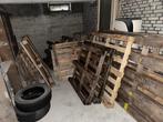 Pallets +- 20 stuks, Doe-het-zelf en Verbouw, Hout en Planken, Ophalen, Gebruikt, Pallet, Minder dan 200 cm