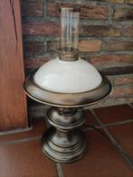 Vintage Lamp met Glazen Kap, Ophalen