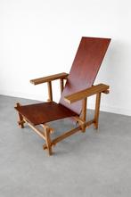 Rietveld Replica Stoel - Iconisch Design, Huis en Inrichting, Stoelen, Ophalen, Gebruikt, Bruin, Hout