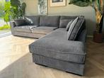 Ribstof Hoekbank Grijs | Premium (NIEUW + GARANTIE), Bank Bankstel Sofa Zithoek Lounge Longchair Ottomane Zit Zetel, 300 cm of meer