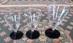 3 x 8 antieke wijnglazen, Antiek en Kunst, Ophalen