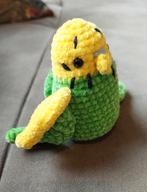 Gehaakte knuffel parkiet nieuw handgemaakt, Parkiet