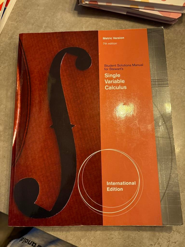 Student Solutions Manual - Single Variable Calculus, Ophalen of Verzenden, Beta, Nieuw, HBO